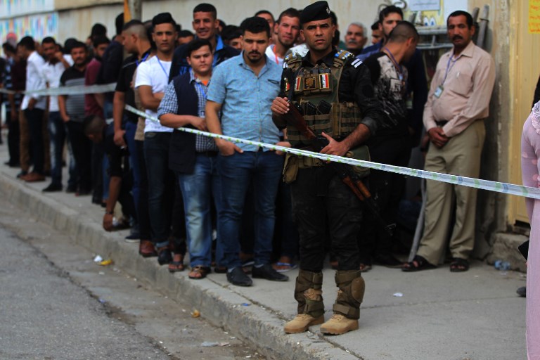 People in the Kurdistan Region and Iraq vote in the parliamentary elections across the country. (Photo: AFP)
